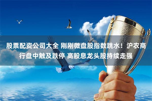 股票配资公司大全 刚刚微盘股指数跳水！沪农商行盘中触及跌停 高股息龙头股持续走强