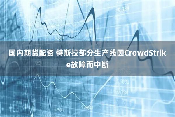 国内期货配资 特斯拉部分生产线因CrowdStrike故障而中断